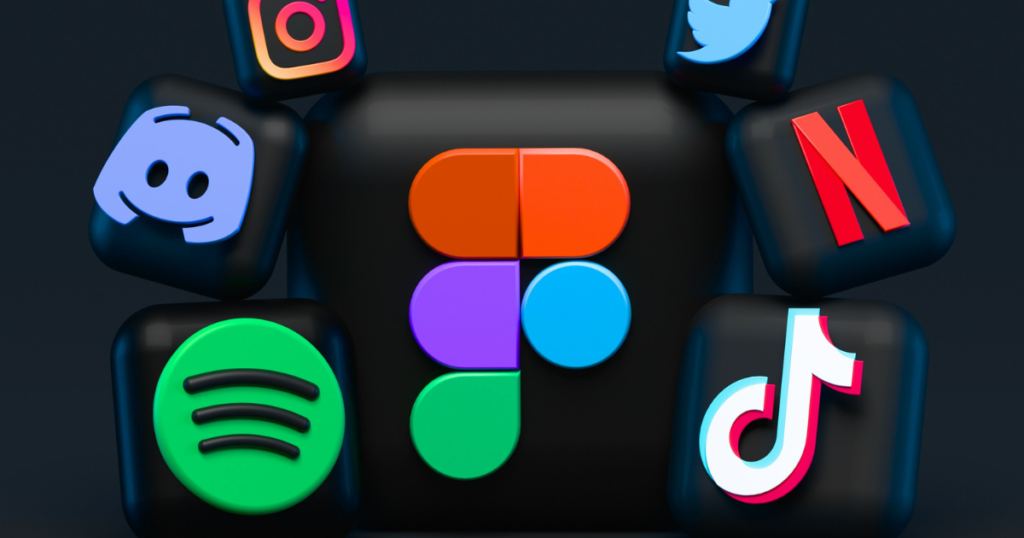 A collection of digital platform logos illustrating multi-channel content creation via an AI social media post generator.