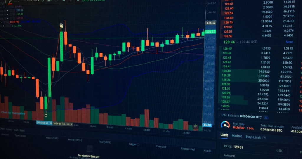 this image shows an interface of a trading bot. 