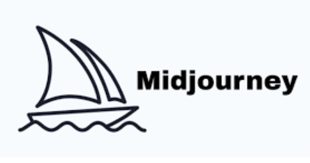 The official Midjourney logo, a prominent example of a high-performance Artificial Intelligence photo generator for artists and designers.